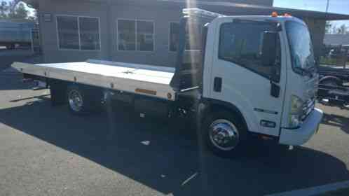 2015 Isuzu NRR TOW TRUCK JERRDAN ALUMINUM ROLLBACK 21ft NO WHEEL LIFT -2YR FREE SERVICES