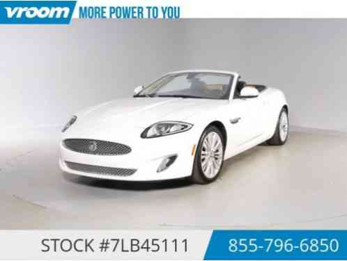 2012 Jaguar XK Certified 2012 29K MILES 1 OWNER NAV REARCAM