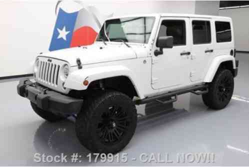 2014 Jeep Wrangler UNLTD SAHARA 4X4 HARD TOP NAV