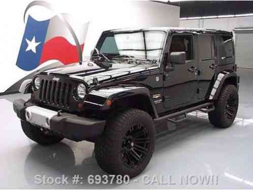 2013 Jeep Wrangler UNLTD SAHARA HARD TOP 4X4 LIFT NAV