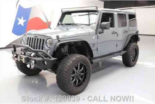 2014 Jeep Wrangler UNLTD SAHARA HARD TOP 4X4 LIFTED NAV