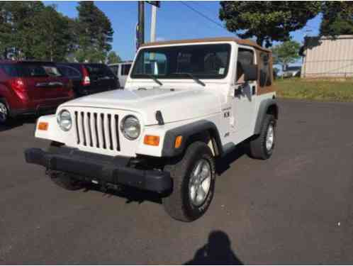 Jeep Wrangler X 4WD 2dr SUV SUV (2002)