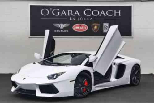 2012 Lamborghini Aventador 2dr Coupe