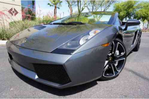 2008 Lamborghini Gallardo 08 Gallardo Spyder Convertible Clean CarFax Only 1