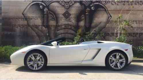 2008 Lamborghini Gallardo Spyder Convertible 2-Door