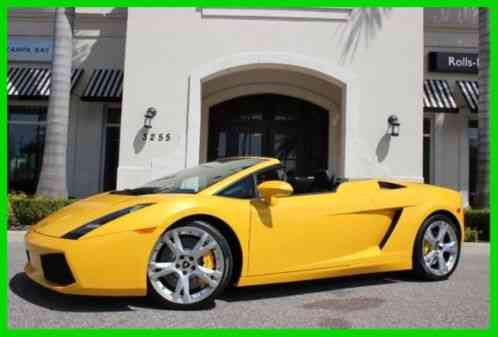 2008 Lamborghini Gallardo Spider