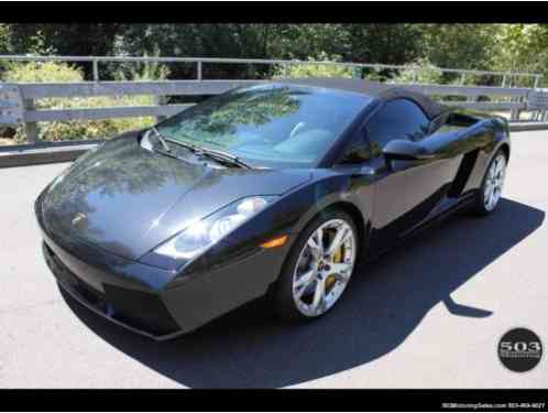 2007 Lamborghini Gallardo Spyder