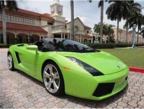 2008 Lamborghini Gallardo Spyder