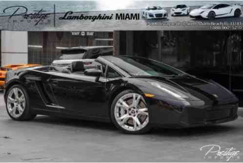 2008 Lamborghini Gallardo Spyder