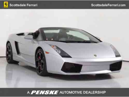 2006 Lamborghini Gallardo Spyder Spyder