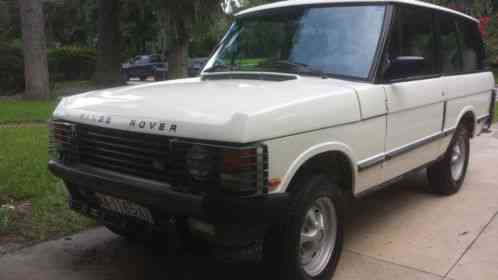 1990 Land Rover Range Rover 2 Door