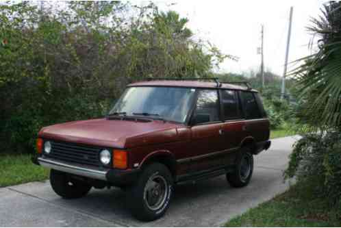 1990 Land Rover Range Rover Classic