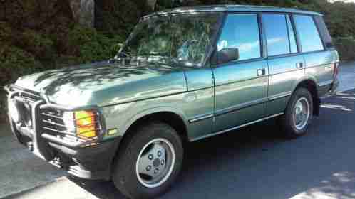 1987 Land Rover Range Rover CLASSIC EARLY EDITION SHORT WHEELBASE