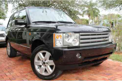 2005 Land Rover Range Rover HSE Ultimate All-Wheel Drive Luxury SUV