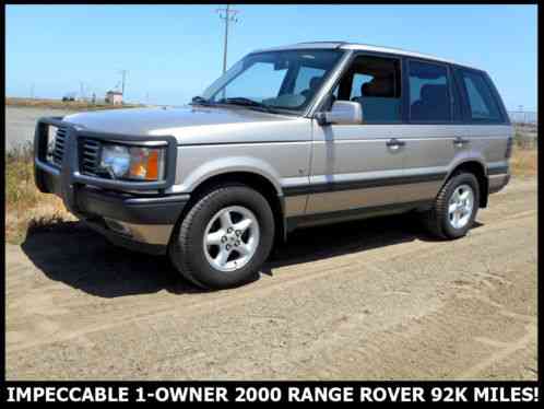 2000 Land Rover Range Rover