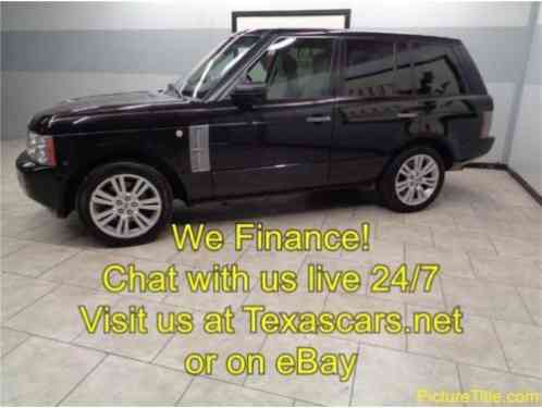 2009 Land Rover Range Rover SC Leathe Heated Seats GPS Navi Camera TV DVD