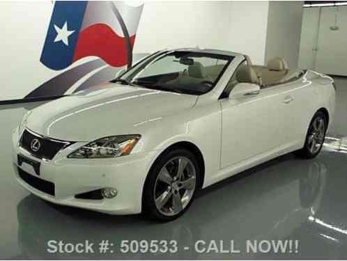 2010 Lexus IS 250C CONVERTIBLE HARD TOP NAV REAR CAM