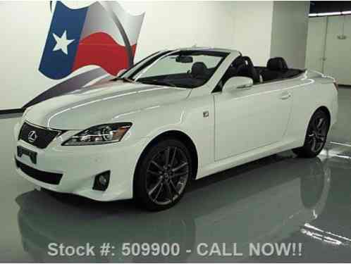 Lexus IS 350C CONVERTIBLE F-SPORT (2013)