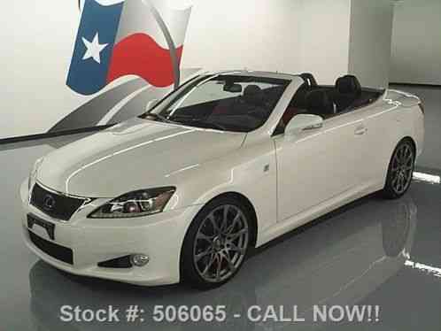 2011 Lexus IS C F SPORT CONVERTIBLE HARD TOP NAV