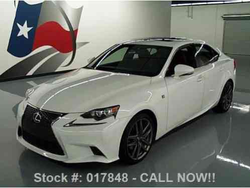 2014 Lexus IS F-SPORT SUNROOF HTD SEATS REAR CAM