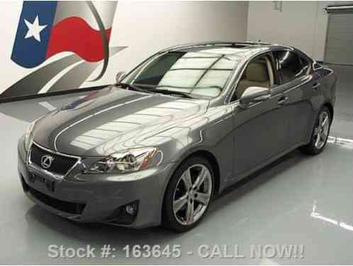 2012 Lexus IS PADDLE SHIFT SUNROOF LEATHER