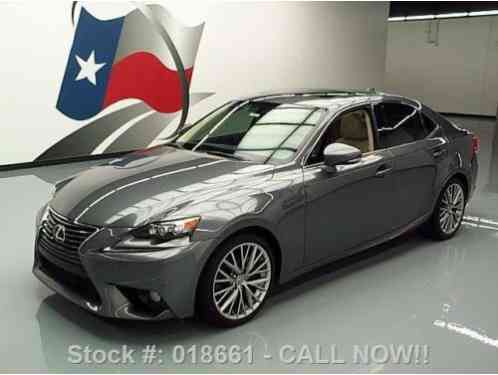 2014 Lexus IS PREMIUM SUNROOF CLIMATE SEATS REAR CAM