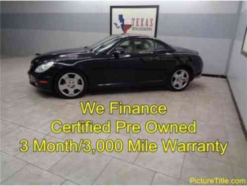 2004 Lexus SC Convertible Leather GPS Navi Heated Seats