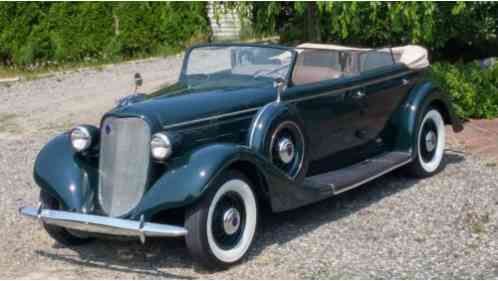 Lincoln Lebaron conv sedan with (1935)