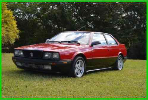 1990 Maserati 2. 24 Must see! EU version, Fuel injected Twin turbo