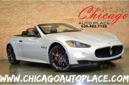 2012 Maserati Gran Turismo TRUE SPORT BLACK WHEELS RED STITCHING CARBON FIBER