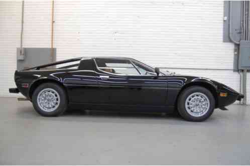 1980 Maserati Other Merak SS Coupe Black. very well cared for