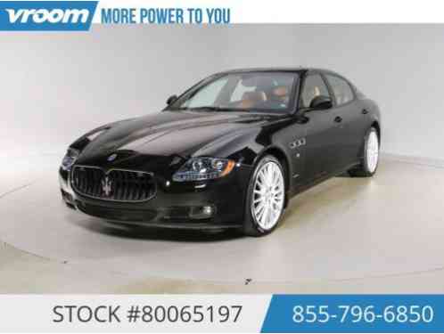 2012 Maserati Quattroporte S Certified 2012 15K MILES NAV SUNROOF