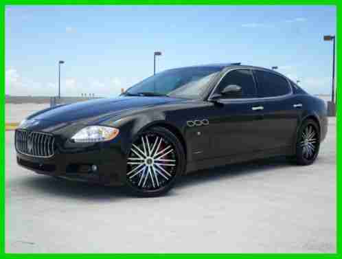 2009 Maserati Quattroporte S SEDAN FULLY LOADED BLACK/TAN