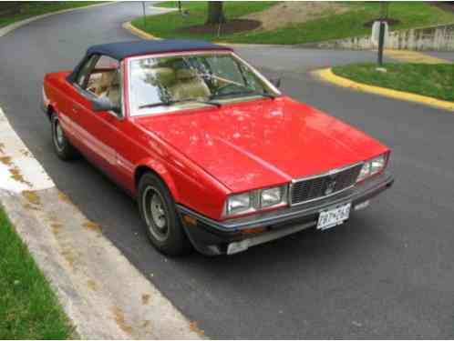 1986 Maserati Spyder