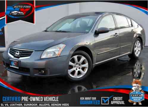 2007 Nissan Maxima SL LEATHER SUNROOF V6 ALLOYS CD PLAYER LOW MILES