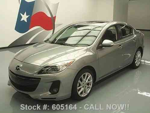 2012 Mazda Mazda3 S GRAND TOURING SUNROOF NAV LEATHER!!