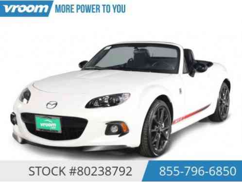 2015 Mazda MX-5 Miata Club Certified 2015 1K MILES CRUISE 1 OWNER