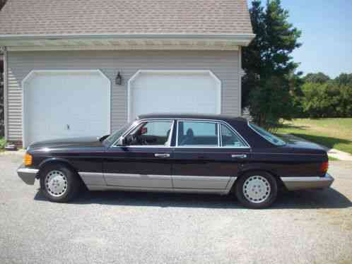 1986 Mercedes-Benz 500-Series