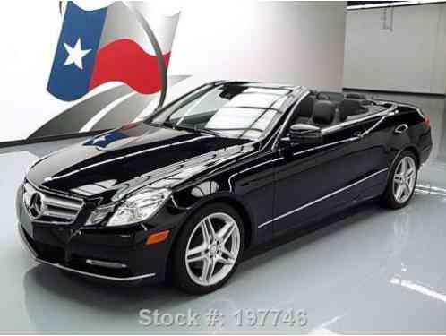 2013 Mercedes-Benz E-Class E350 CONVERTIBLE P1 NAV REAR CAM