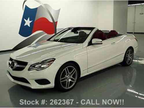 2014 Mercedes-Benz E-Class E350 CONVERTIBLE SOFT TOP P1 NAV