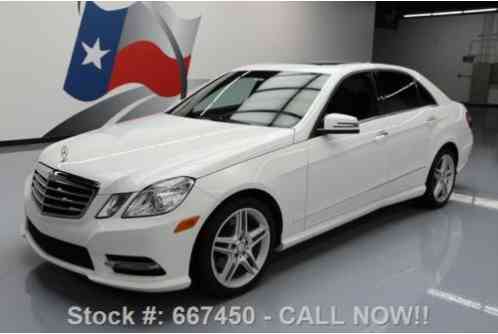 2013 Mercedes-Benz E-Class E350 SPORT P1 SUNROOF NAVIGATION