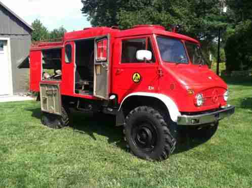 1964 Mercedes-Benz Other Unimog Military Fire Brush Pumper Vehicle