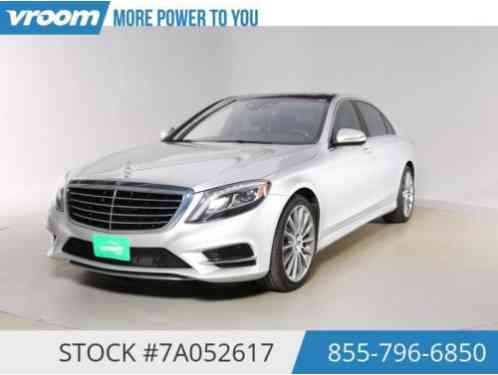 2014 Mercedes-Benz S-Class S550 4MATIC Certified 2014 11K MILES 1 OWNER NAV