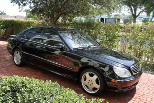 2002 Mercedes-Benz S-Class Sport Luxury Performance Sedan