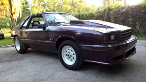 1985 Mercury Capri rs