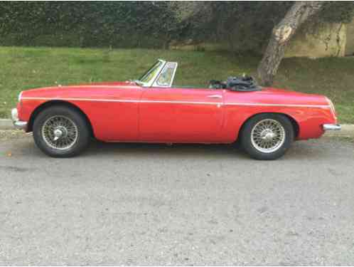 1963 MG MGB Mk I pull handle