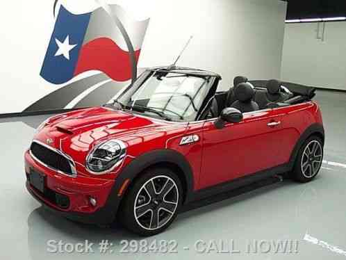 2014 Mini Cooper S CONVERTIBLE 6-SPD XENONS ALLOYS