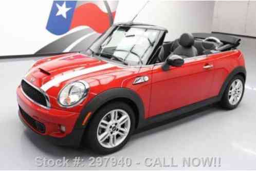 2013 Mini Cooper S CONVERTIBLE SOFT TOP 6-SPEED