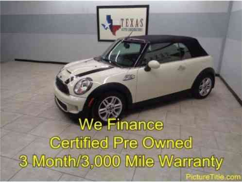 2011 Mini Cooper S s Leather 6 Speed Sunroof