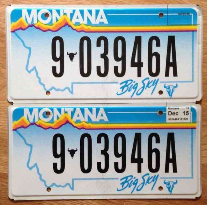 Montana License Plates